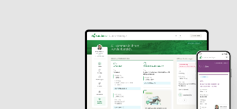 Menu of the Client Area on desktop and menu of the claim page on mobile
